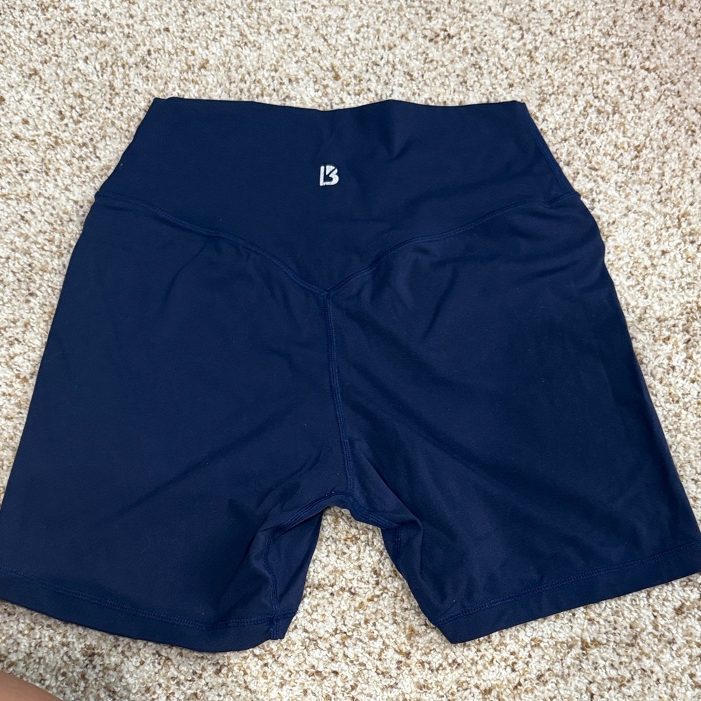 BuffBunny Dark Blue Bike Shorts